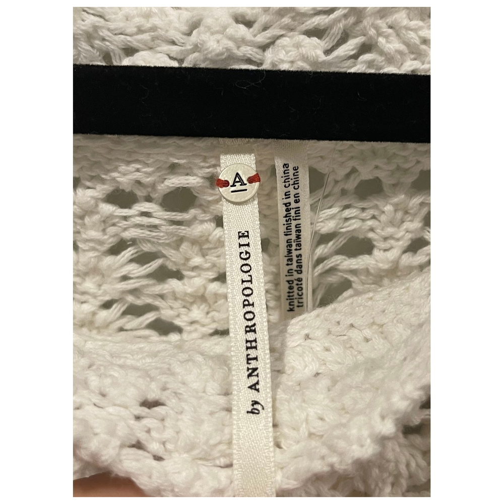 BY ANTHROPOLOGIE Antique White Knit Mini Dress - Picture 2 of 3